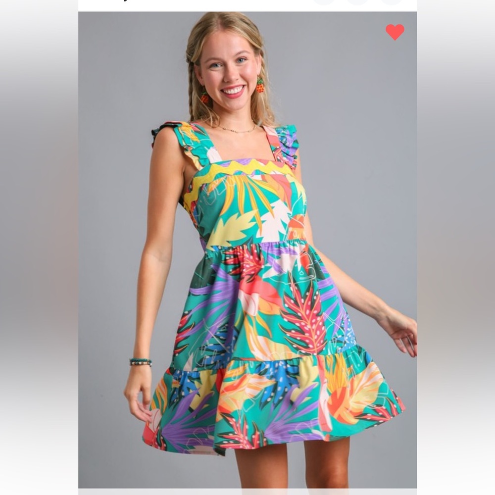 Spring floral dress